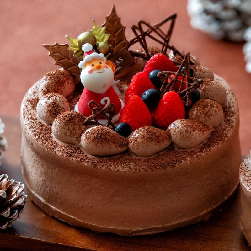 （18）クリスマスデコレーション 6号 [チョコクリーム]